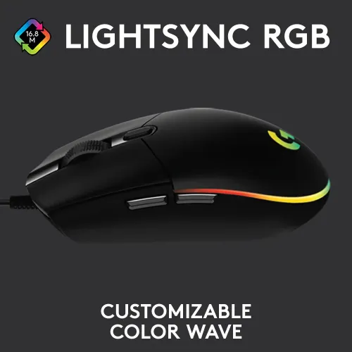 Logitech G102 Lightsync RGB USB Gaming Mouse