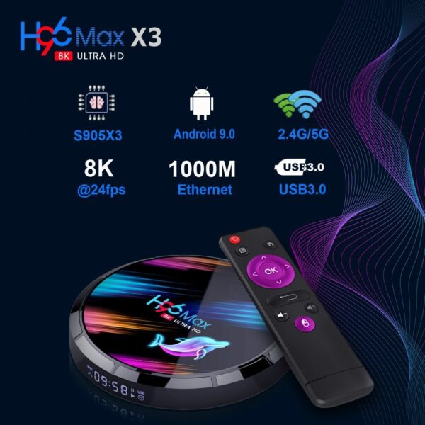 h96 max x3 8k android tv box